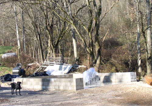 new shop walls coming up